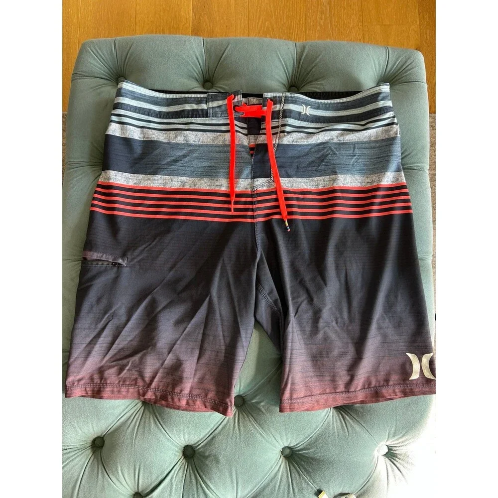Hurley Phantom Board Shorts 38 Blue Billabong Quicksilver Dahui Hawaii